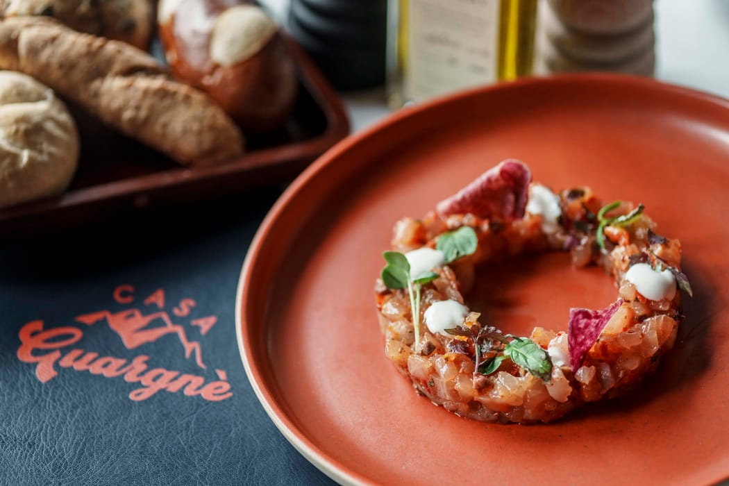 Dettaglio piatto ristorante Casa Guargnè