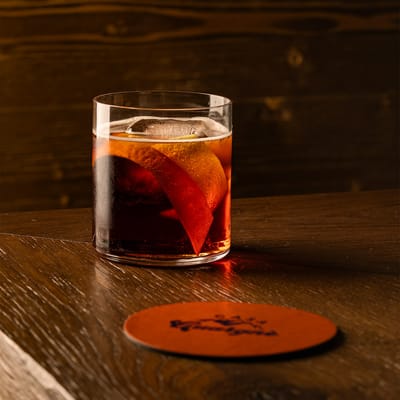 Dettaglio drink bar Casa Guargnè Cortina d’Ampezzo