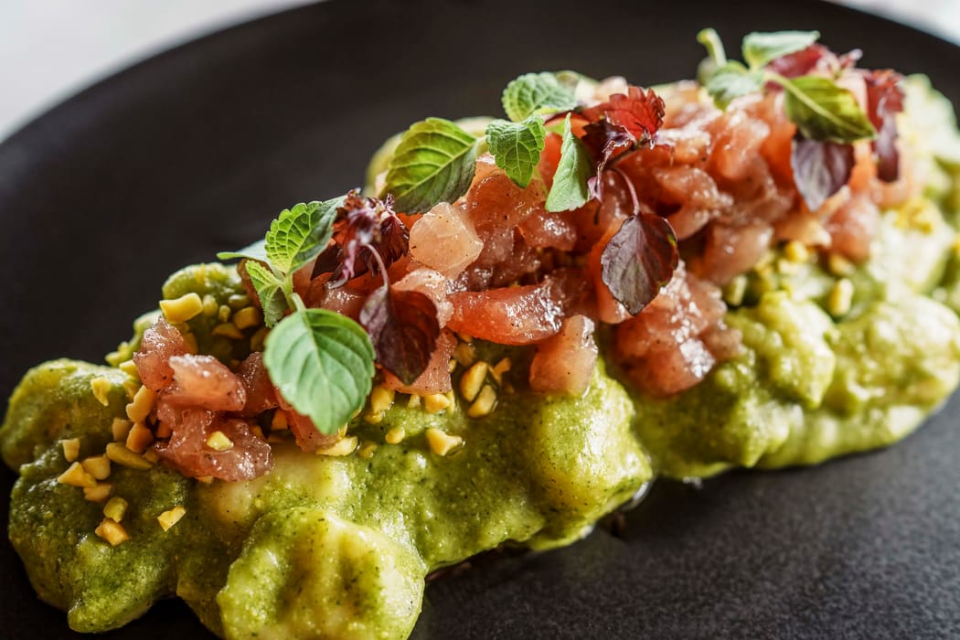 Dettaglio piatto ristorante Casa Guargnè