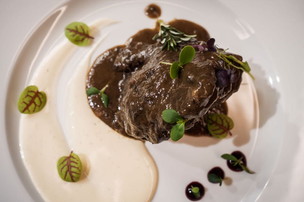 Dettaglio piatto ristorante Casa Guargnè