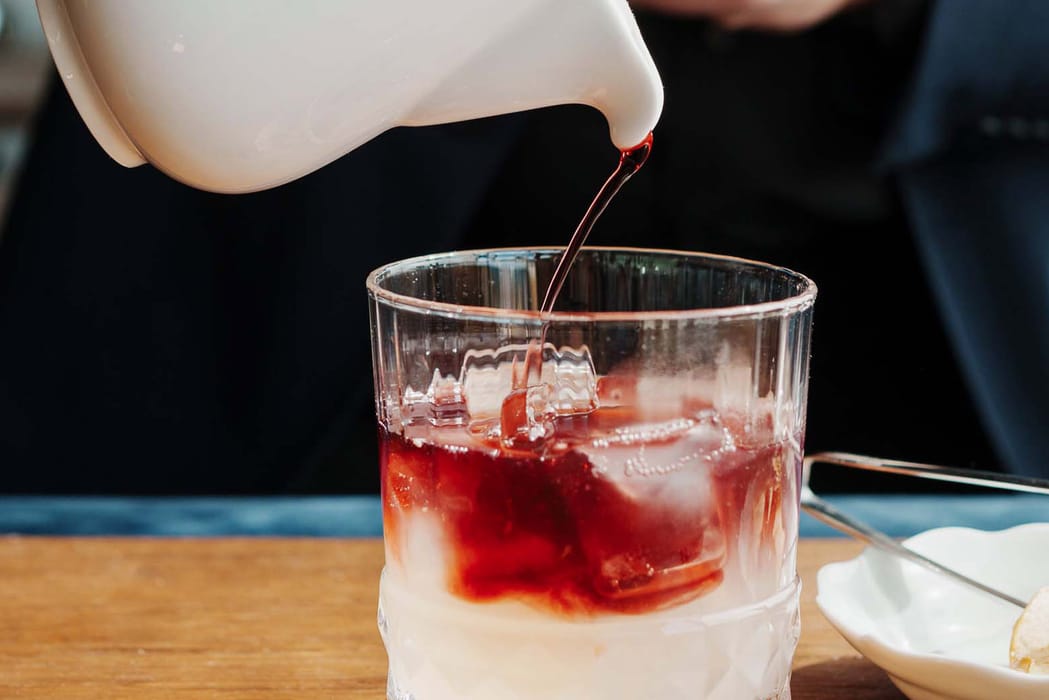 Dettaglio cocktail bar Casa Guargnè